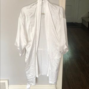 Satin Bride robe from Victoria’s Secret. Size M.